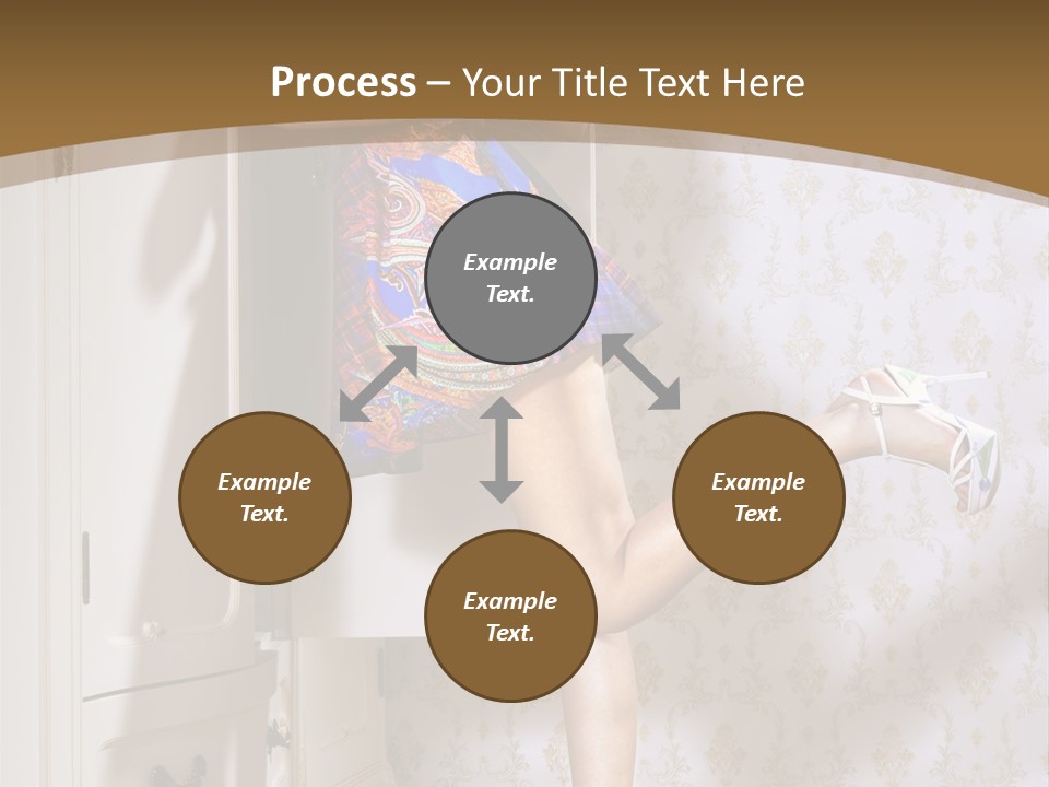 Consternation Interesting Hair PowerPoint Template