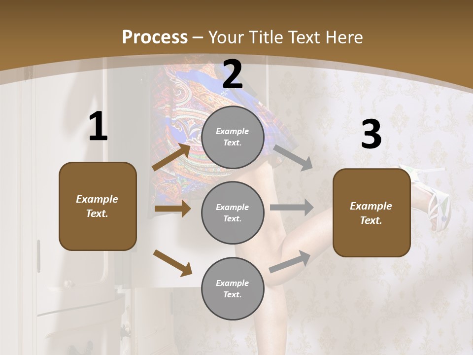Consternation Interesting Hair PowerPoint Template