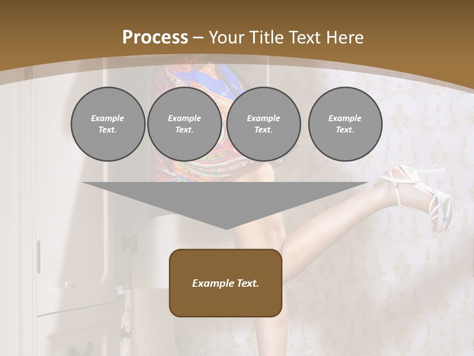 Consternation Interesting Hair PowerPoint Template