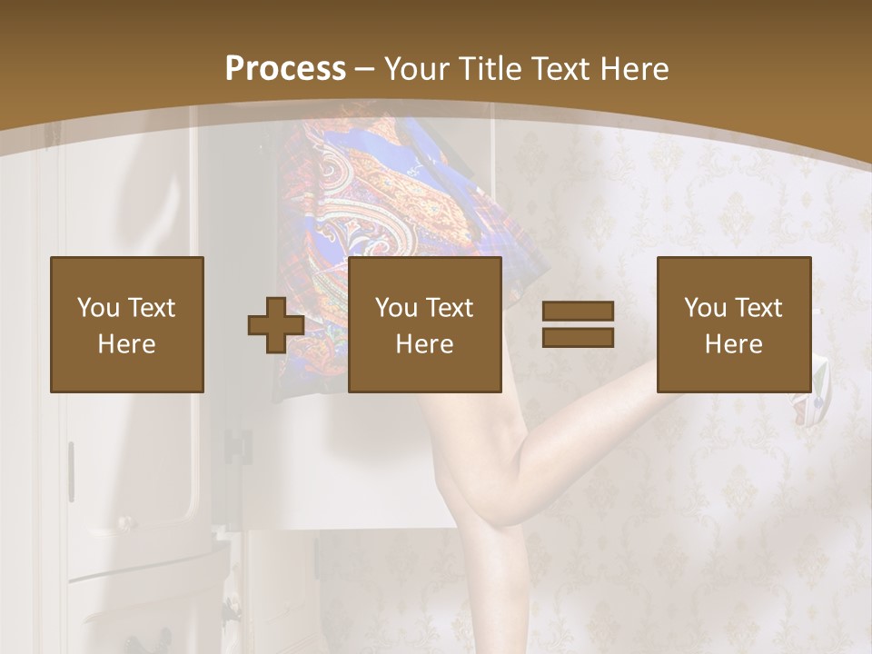 Consternation Interesting Hair PowerPoint Template