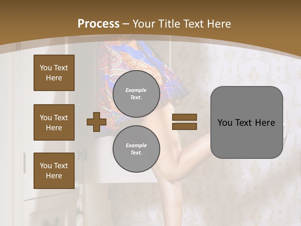 Consternation Interesting Hair PowerPoint Template