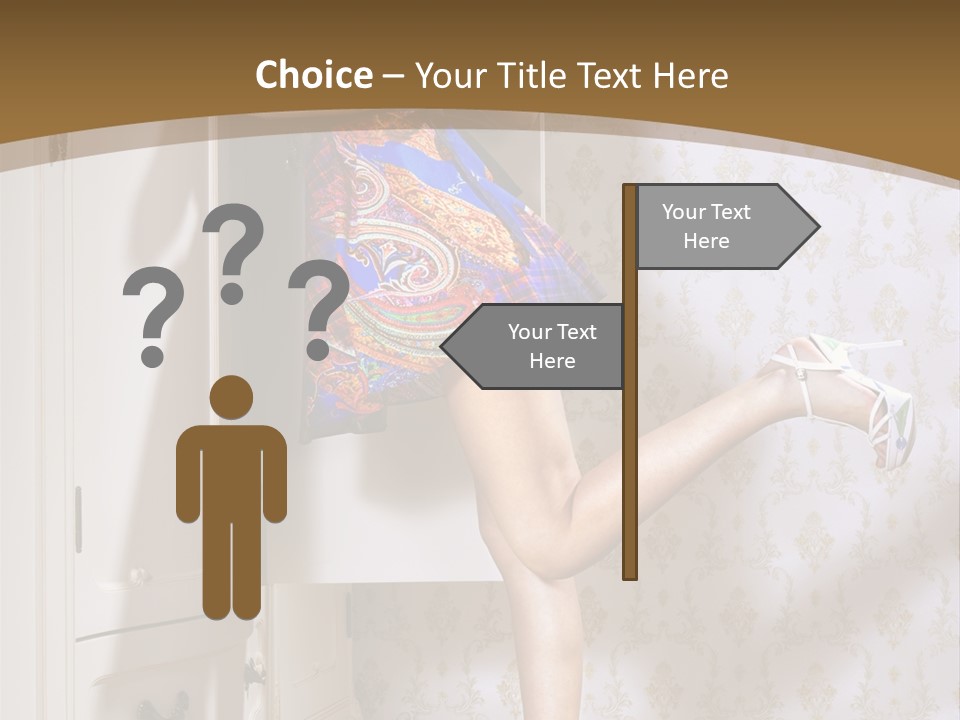 Consternation Interesting Hair PowerPoint Template