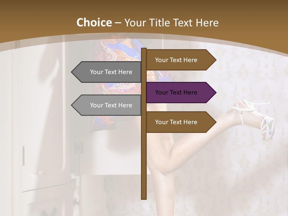 Consternation Interesting Hair PowerPoint Template