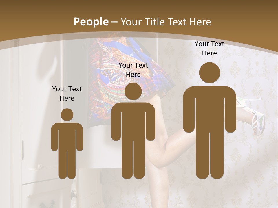 Consternation Interesting Hair PowerPoint Template