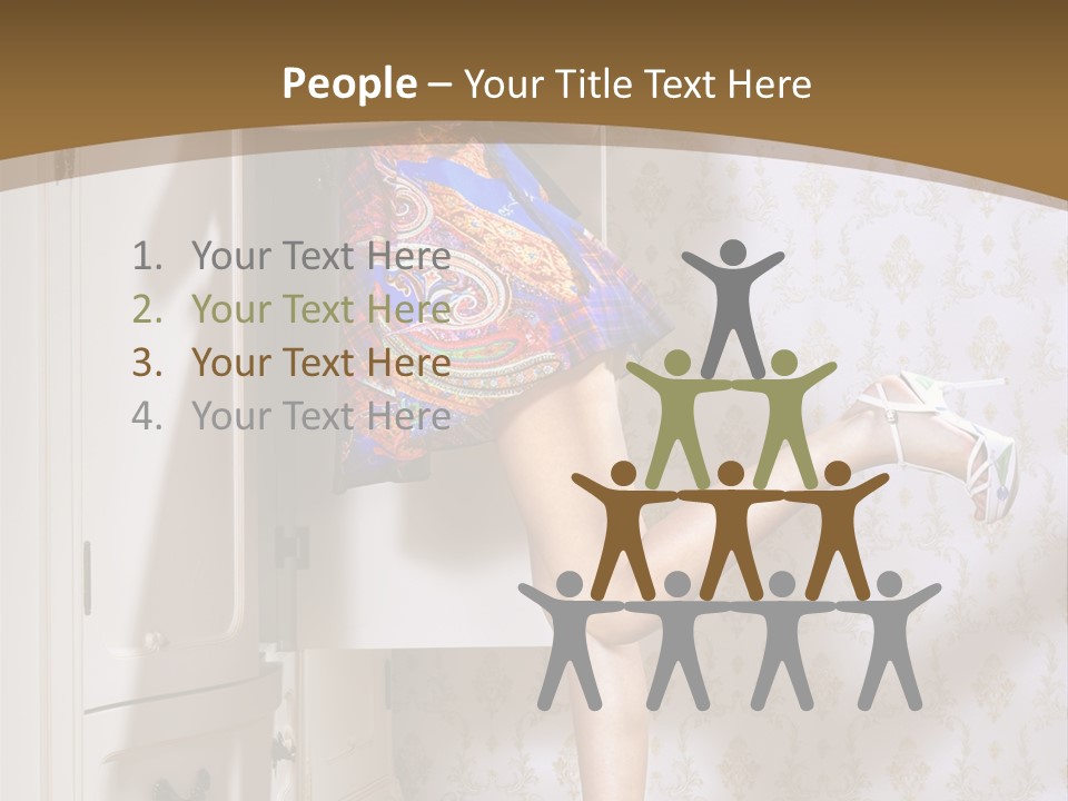 Consternation Interesting Hair PowerPoint Template