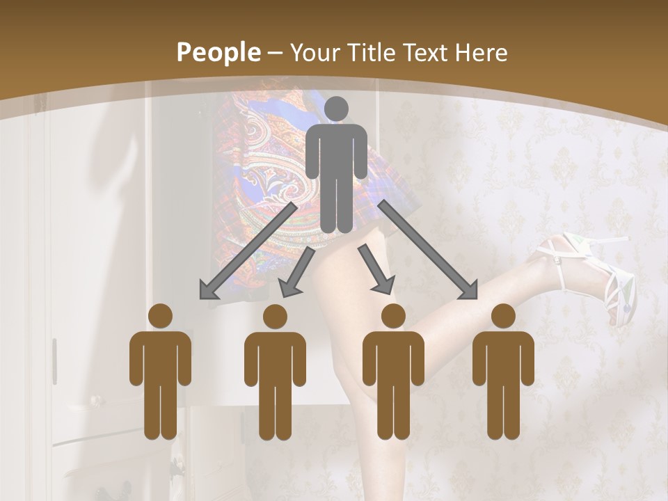 Consternation Interesting Hair PowerPoint Template