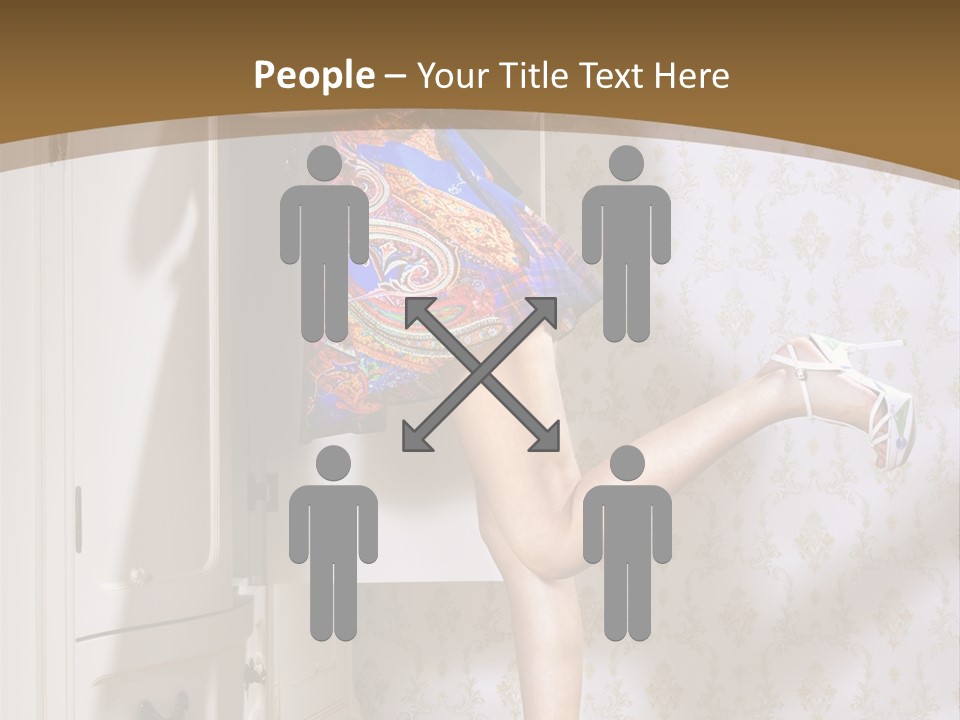 Consternation Interesting Hair PowerPoint Template