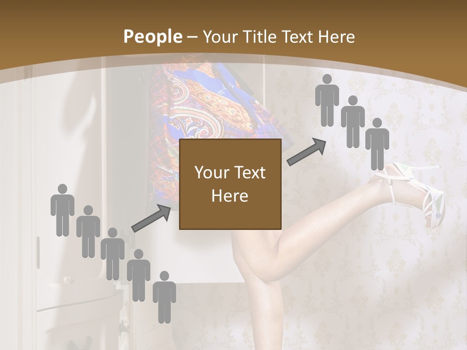 Consternation Interesting Hair PowerPoint Template