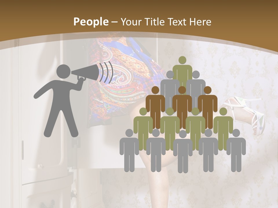 Consternation Interesting Hair PowerPoint Template