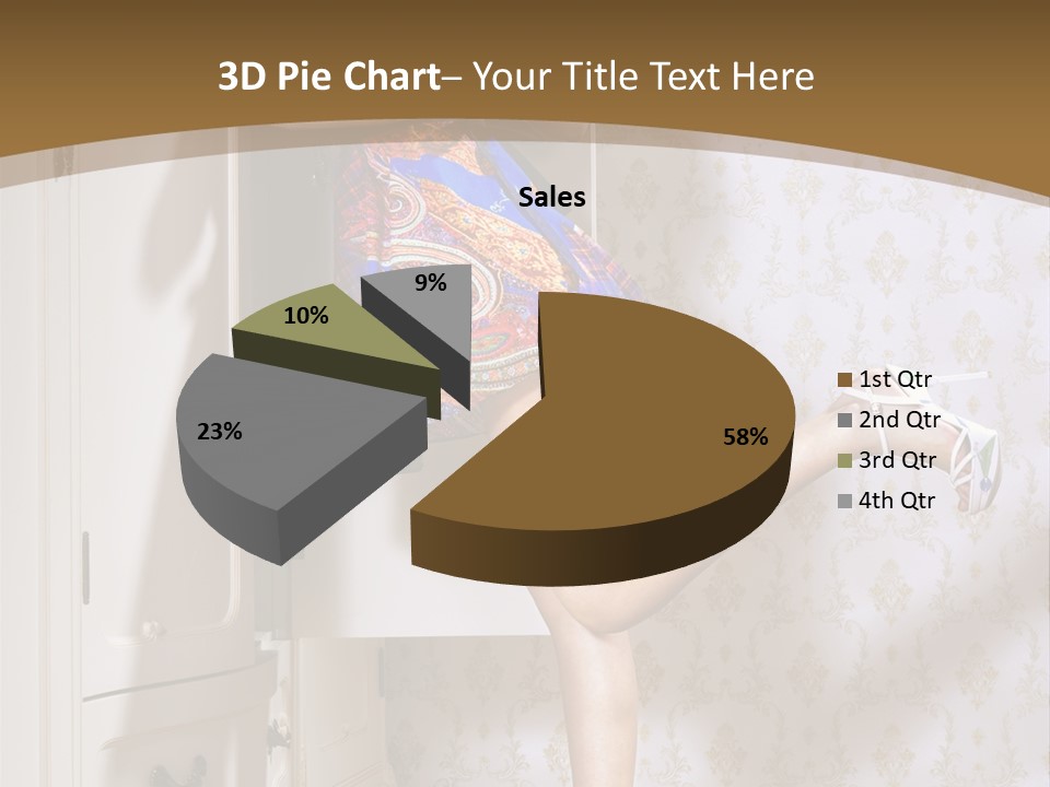 Consternation Interesting Hair PowerPoint Template
