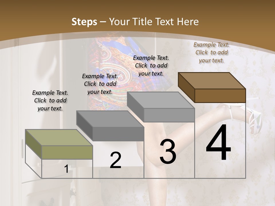 Consternation Interesting Hair PowerPoint Template
