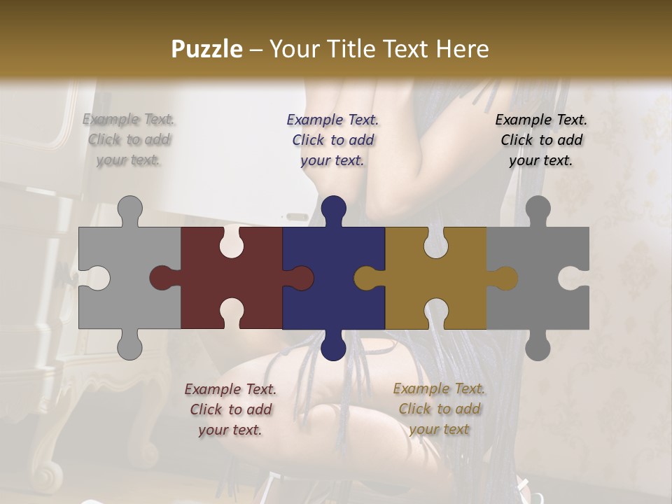 Girl Tshirt Fabric PowerPoint Template