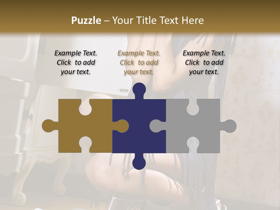 Girl Tshirt Fabric PowerPoint Template