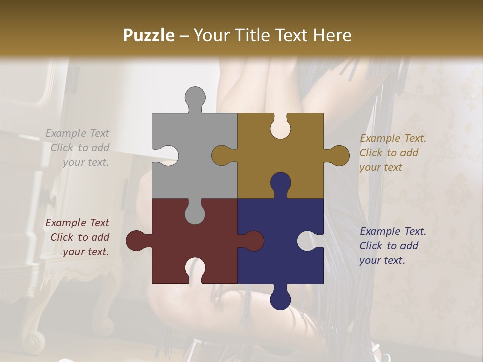 Girl Tshirt Fabric PowerPoint Template