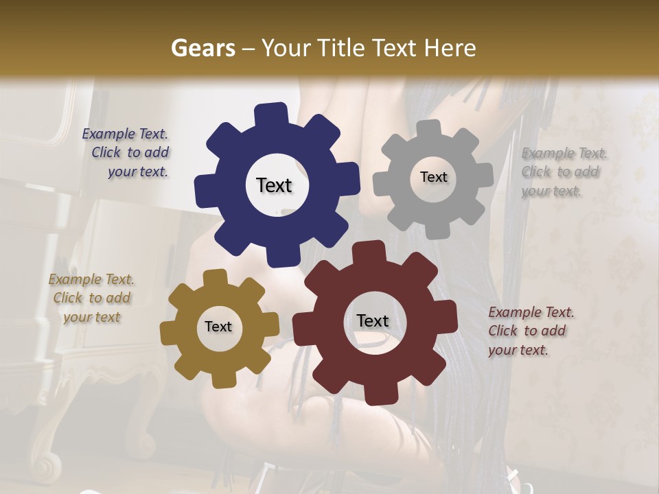 Girl Tshirt Fabric PowerPoint Template