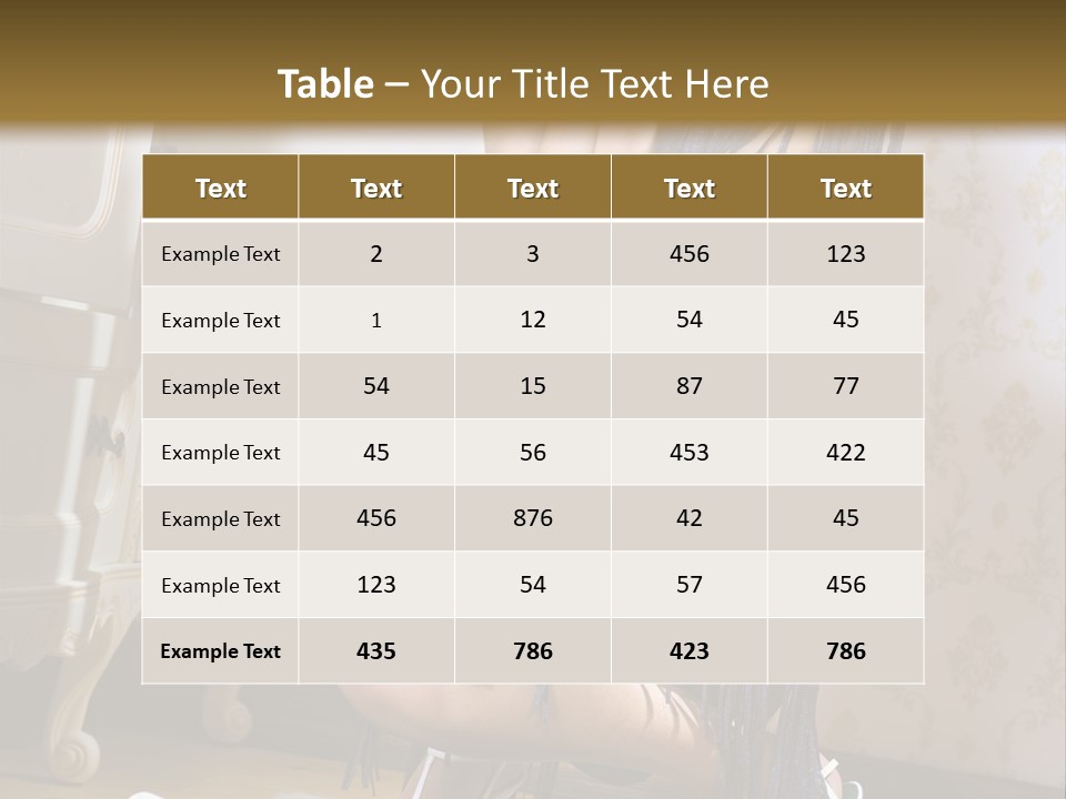 Girl Tshirt Fabric PowerPoint Template