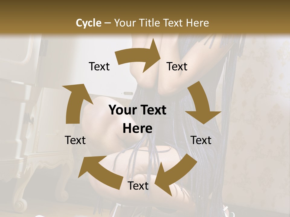 Girl Tshirt Fabric PowerPoint Template