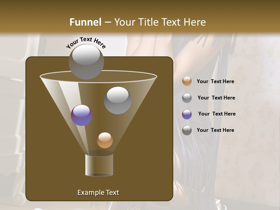 Girl Tshirt Fabric PowerPoint Template