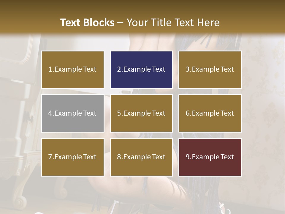 Girl Tshirt Fabric PowerPoint Template