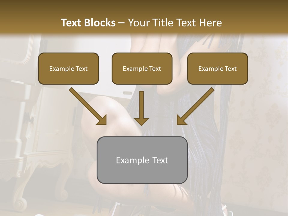 Girl Tshirt Fabric PowerPoint Template