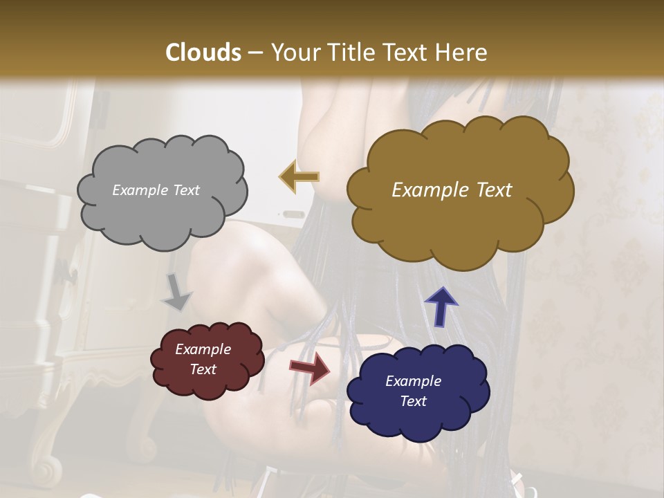 Girl Tshirt Fabric PowerPoint Template