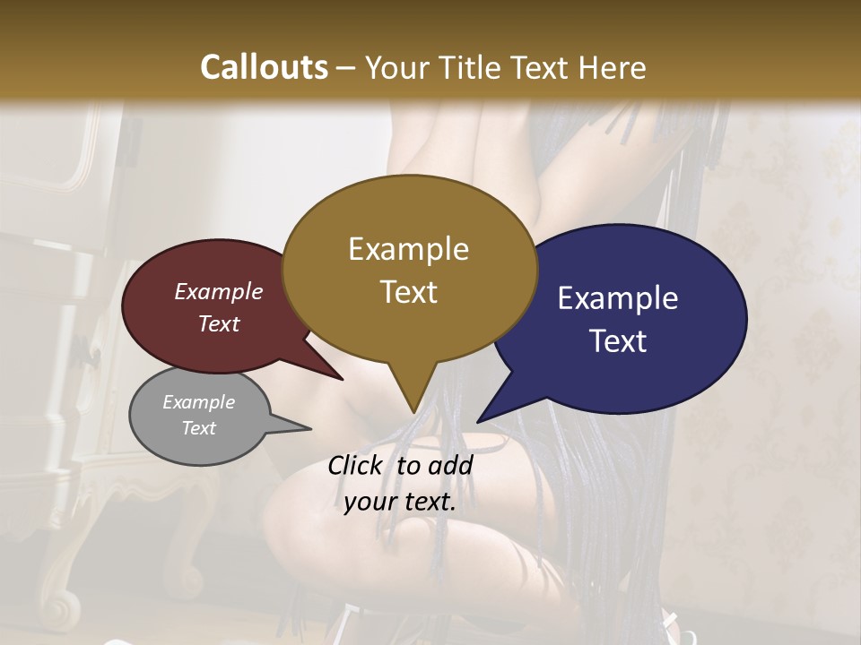 Girl Tshirt Fabric PowerPoint Template