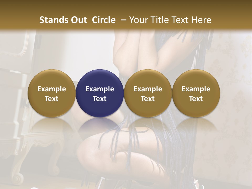 Girl Tshirt Fabric PowerPoint Template