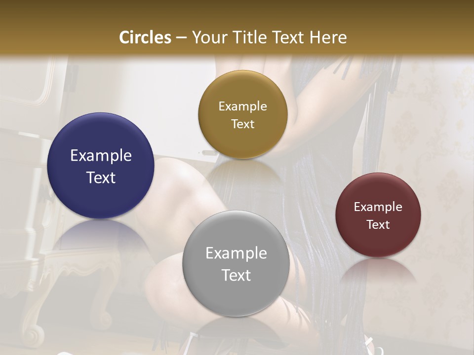 Girl Tshirt Fabric PowerPoint Template