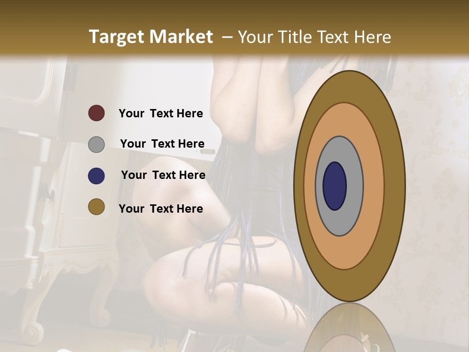 Girl Tshirt Fabric PowerPoint Template