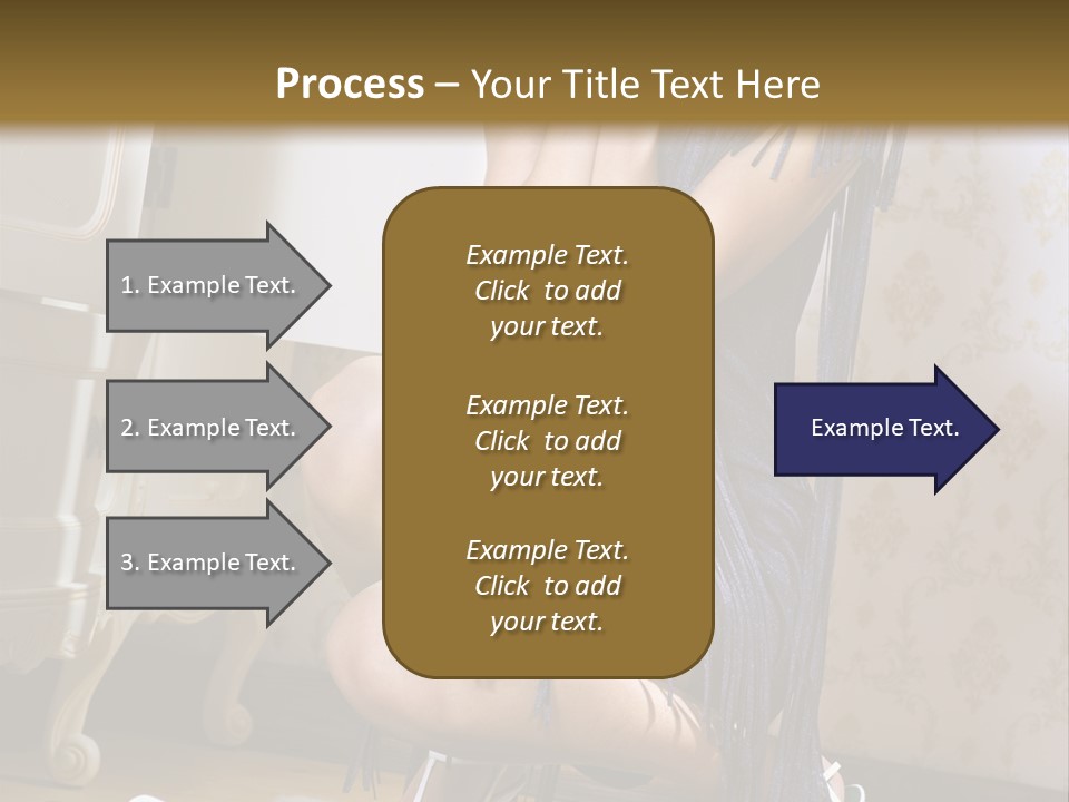 Girl Tshirt Fabric PowerPoint Template