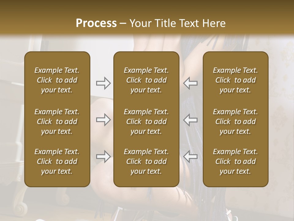 Girl Tshirt Fabric PowerPoint Template