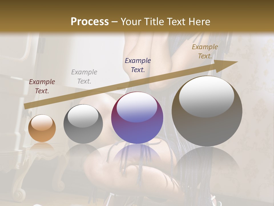 Girl Tshirt Fabric PowerPoint Template