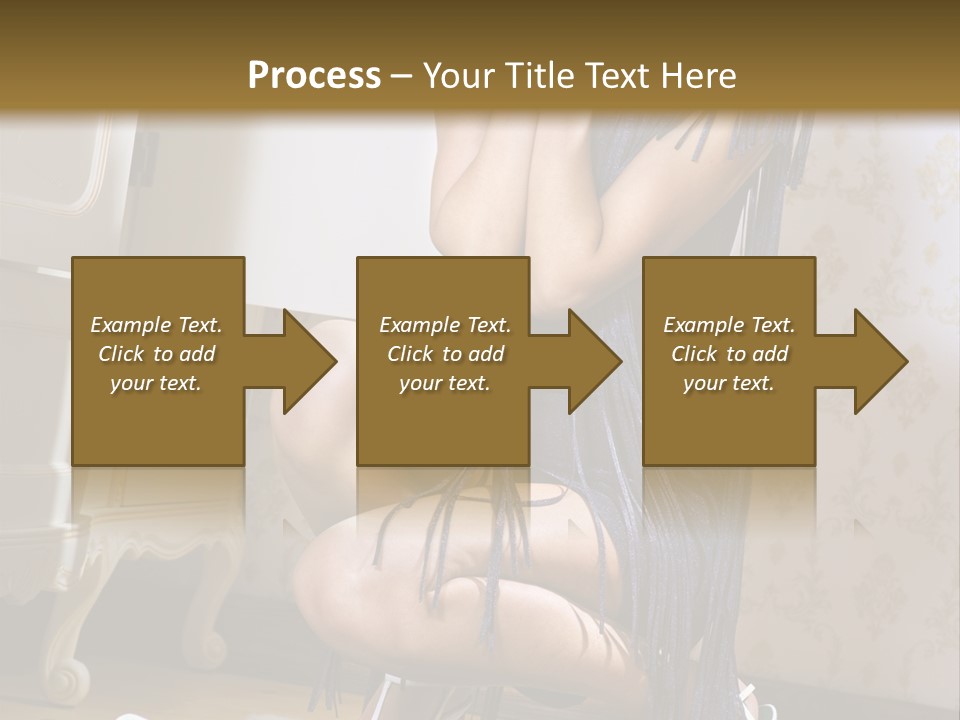 Girl Tshirt Fabric PowerPoint Template