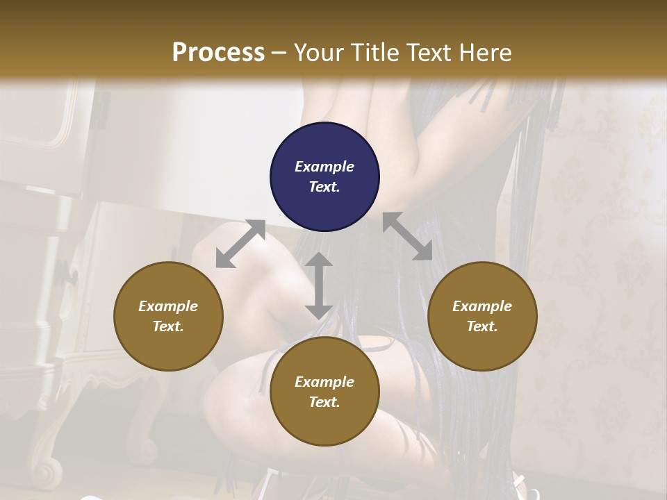 Girl Tshirt Fabric PowerPoint Template