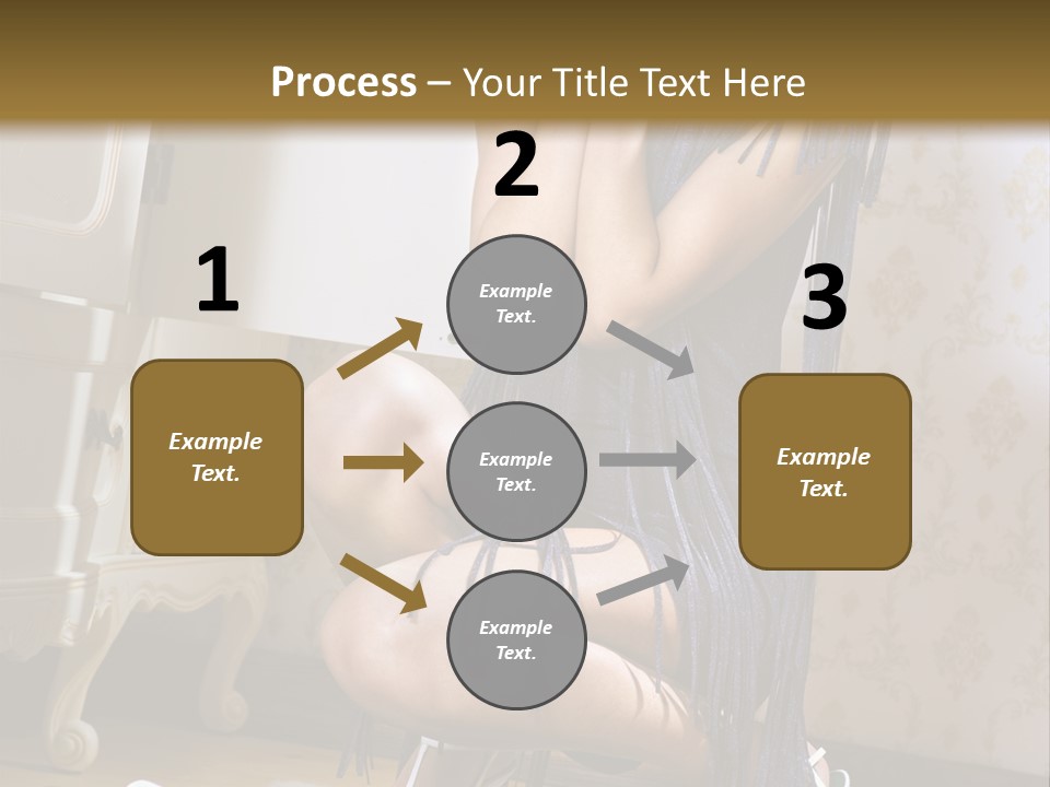 Girl Tshirt Fabric PowerPoint Template