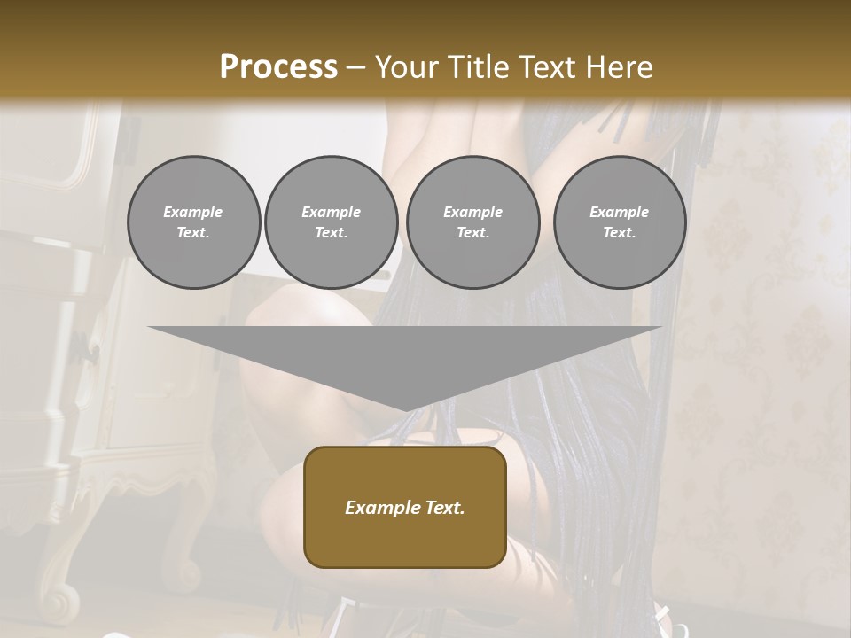 Girl Tshirt Fabric PowerPoint Template