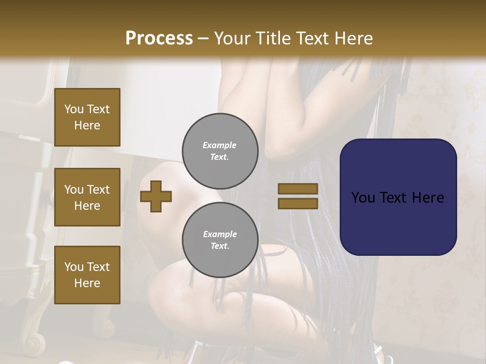 Girl Tshirt Fabric PowerPoint Template