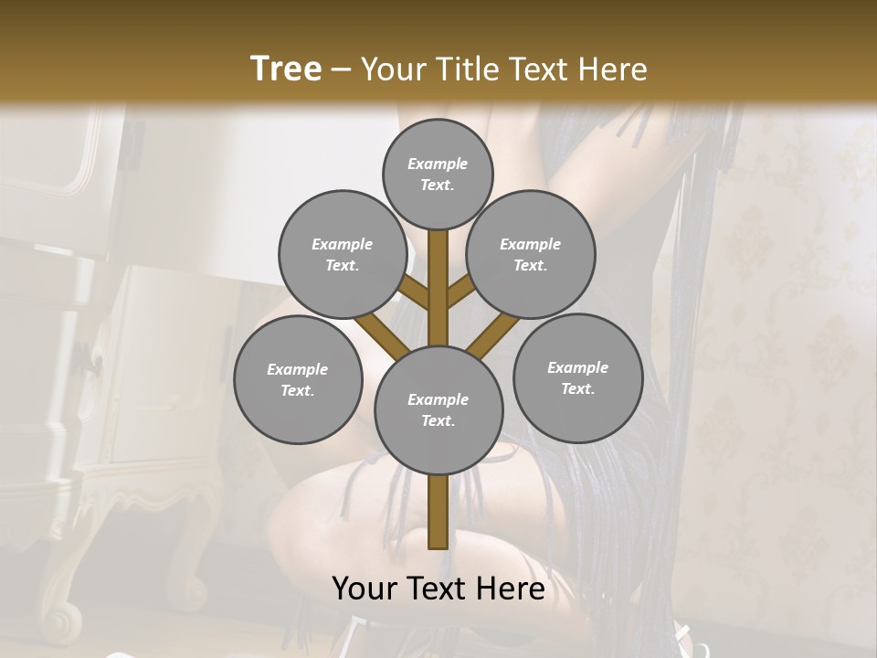 Girl Tshirt Fabric PowerPoint Template