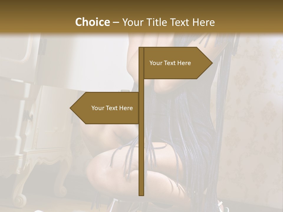 Girl Tshirt Fabric PowerPoint Template