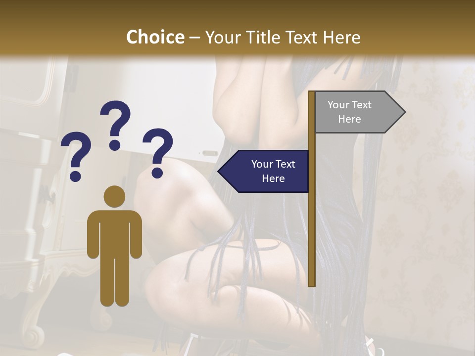 Girl Tshirt Fabric PowerPoint Template