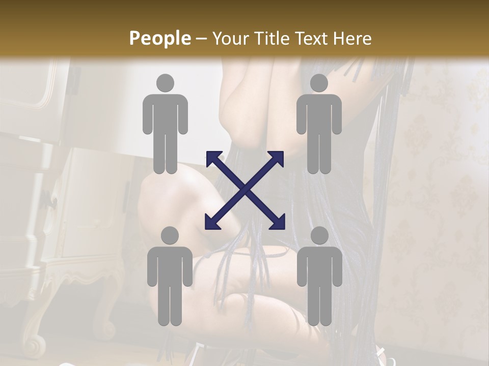 Girl Tshirt Fabric PowerPoint Template