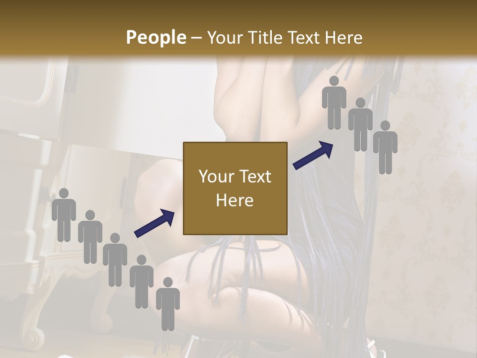 Girl Tshirt Fabric PowerPoint Template