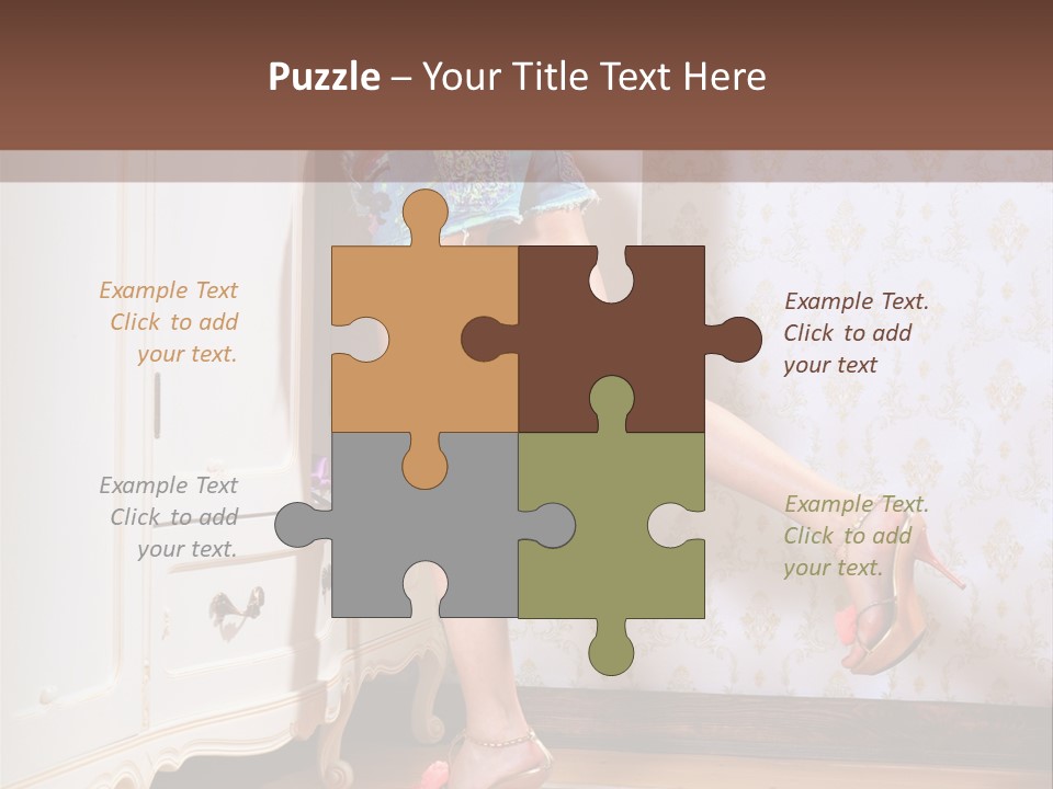 Fabric Cotton Lifestyle PowerPoint Template