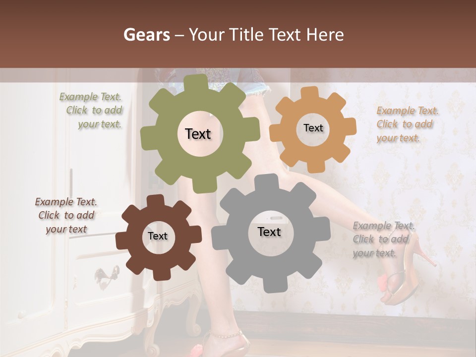 Fabric Cotton Lifestyle PowerPoint Template