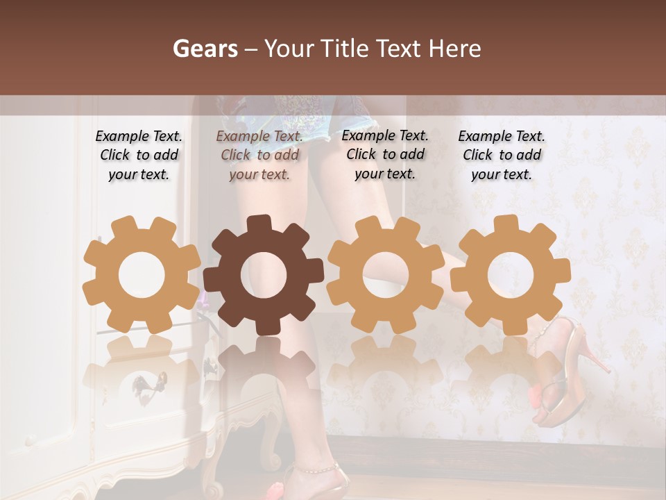 Fabric Cotton Lifestyle PowerPoint Template