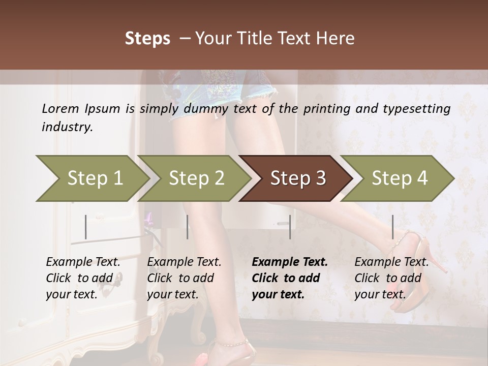 Fabric Cotton Lifestyle PowerPoint Template