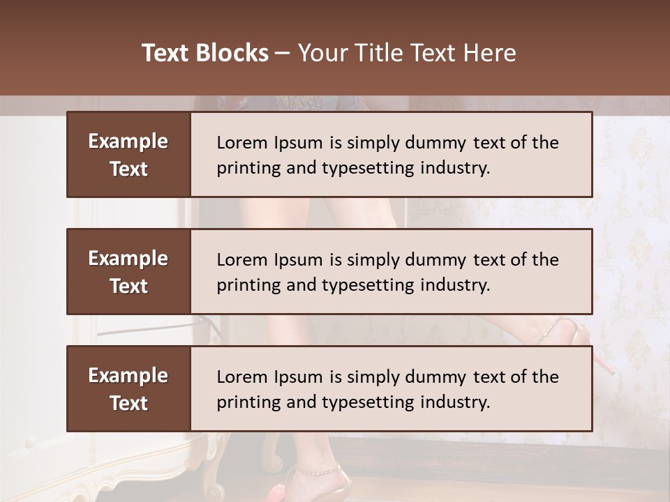 Fabric Cotton Lifestyle PowerPoint Template