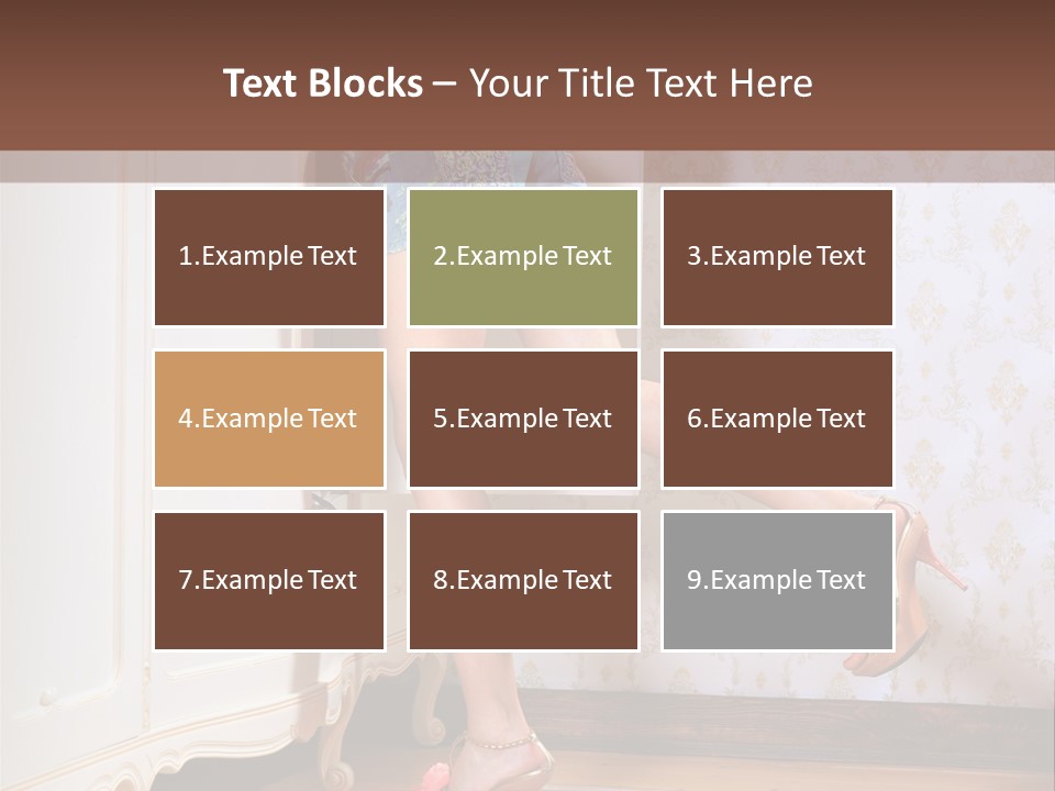 Fabric Cotton Lifestyle PowerPoint Template