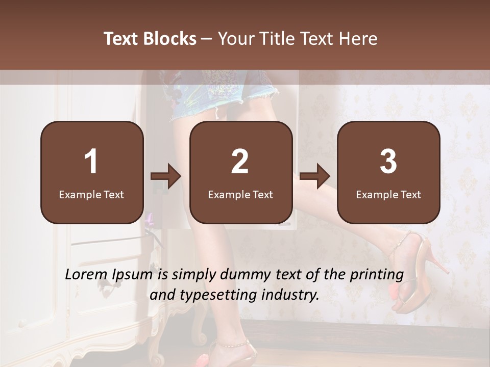 Fabric Cotton Lifestyle PowerPoint Template