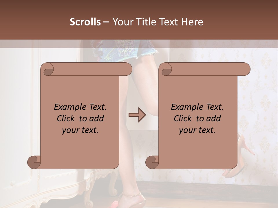 Fabric Cotton Lifestyle PowerPoint Template